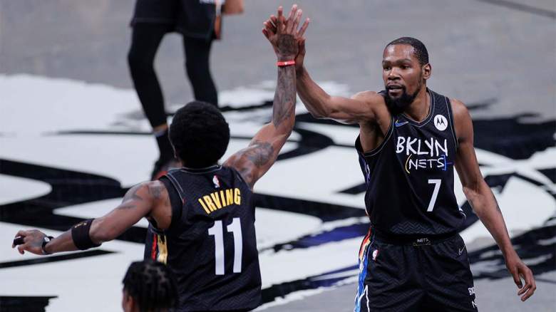Kevin Durant Reacts to Kyrie Not Being On NBA 75 List