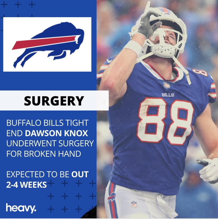 Dawson Knox injury
