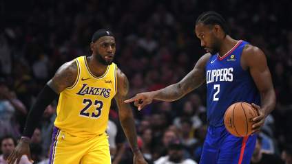 LeBron Reacts to Explosive Dunk That Helped Sink Lackluster Clippers