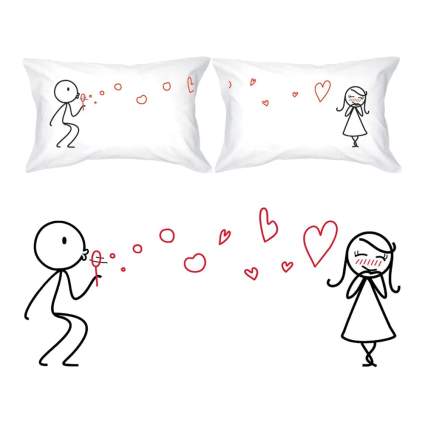 Romantic pillow cases