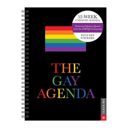 the gay agenda planner book
