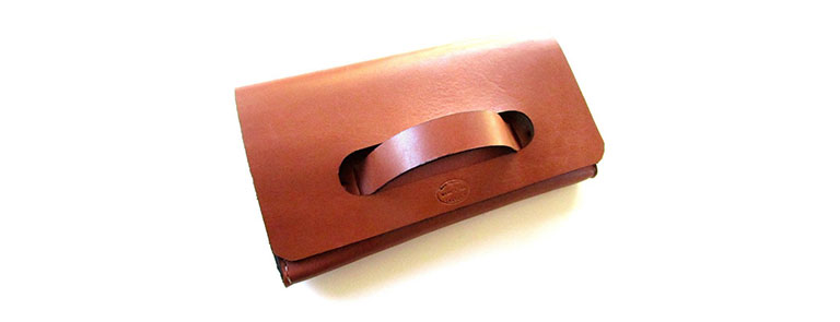 womens leather clutch with handle