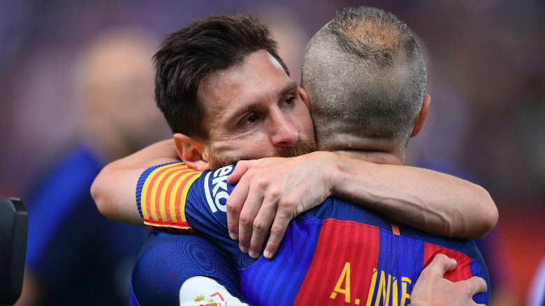 Andres Iniesta and Lionel Messi