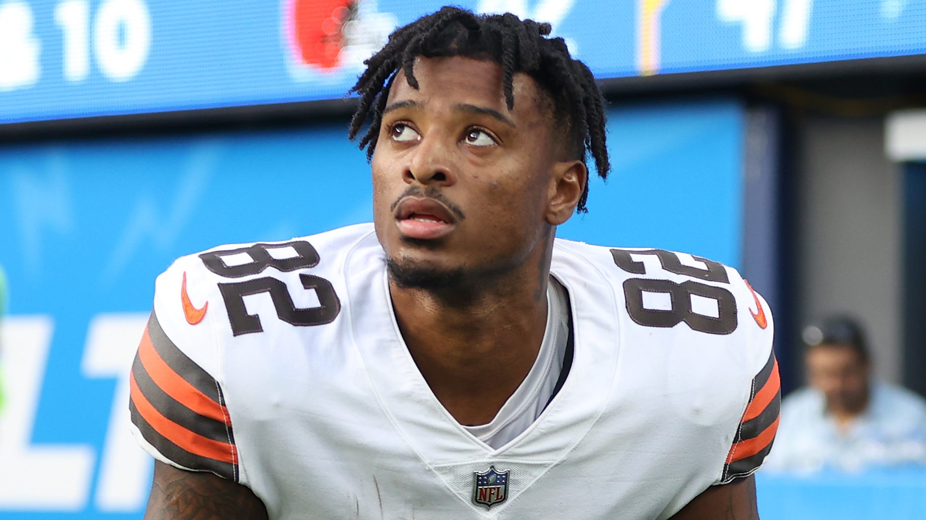 Browns wide receiver Rashard Higgins had a dream he would score a