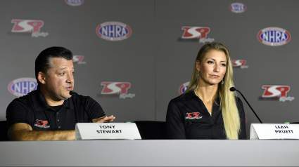 Tony Stewart & Leah Pruett Have Tied the Knot