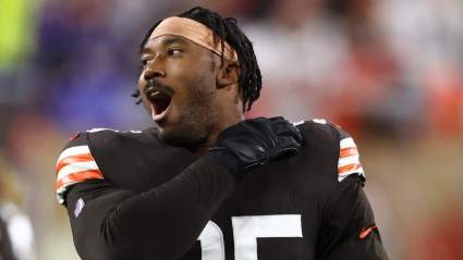 Browns Star Myles Garrett Calls Out Patriots Rookie QB Mac Jones