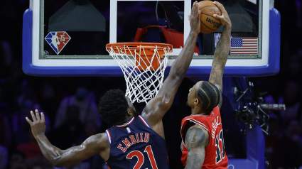 Sixers’ Joel Embiid Taunts Bulls Star After Huge Block: ‘All Ball’ [WATCH]