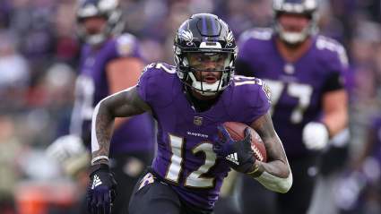 Ravens’ Wide Receiver Responds to Hollywood Brown Trade: ‘It’s My Time’