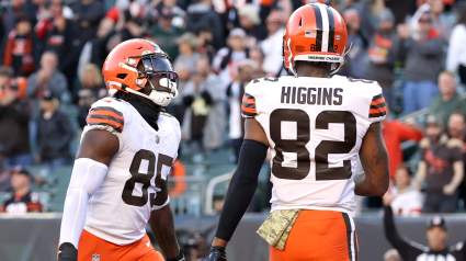 Browns WR Rashard Higgins a Healthy Scratch Against Ravens