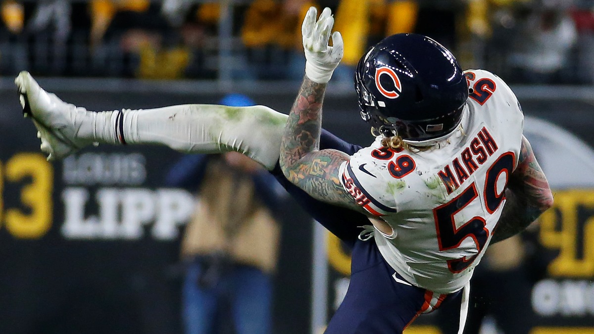 Bears Sign former Steelers OLB Cassius Marsh to Practice Squad