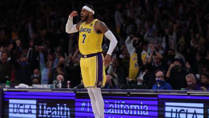 Video of Lakers’ Carmelo Anthony Clowning Pistons Player Goes Viral