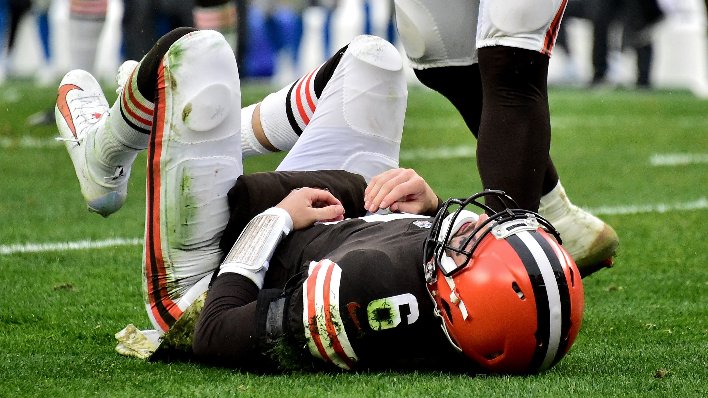 Looking ahead: Browns QB Baker Mayfield limps into game vs. Lions