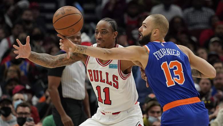 Signing Evan Fournier (right) instead of DeMar DeRozan is already costing the Knicks.