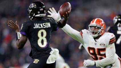 Lamar Jackson, Myles Garrett Reveal On-Field Exchange After Wild Touchdown