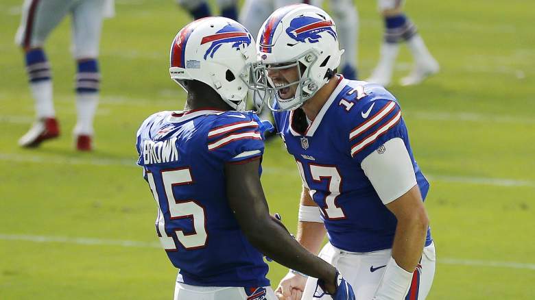 Buffalo Bills - John Brown making history. 