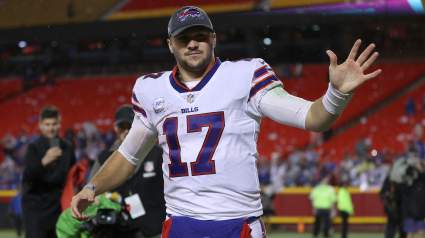 Bills QB Josh Allen Wears ‘Canadian Tuxedo’ for Hilarious Message