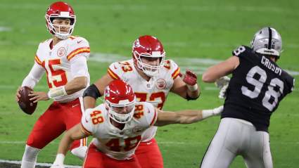 Chiefs Will Turn to Third-Stringer to Protect Patrick Mahomes vs. Raiders
