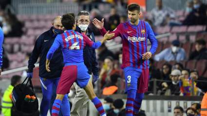Riqui Puig Pokes Fun At Gerard Pique At Barcelona Training [LOOK]