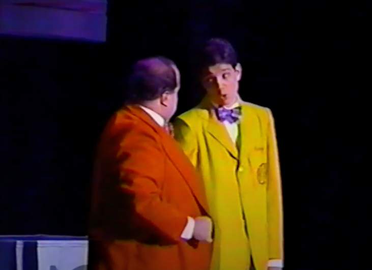 Ralph Macchio during a stage performance in 1996.