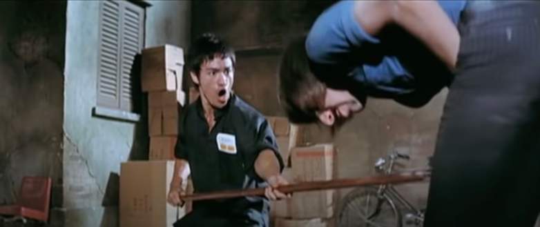 Bruce Lee in "Way of the Dragon."