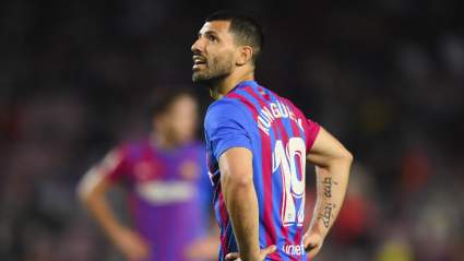 Barcelona’s Sergio Aguero Sends Message After Being Ruled Out