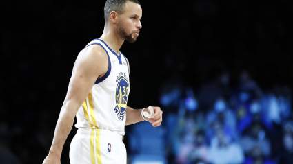 Warriors Star Stephen Curry Congratulated by Pistons Hall-of-Famer