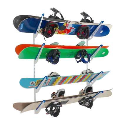StoreYourBoard Multi Snowboard Home and Garage Wall Mount