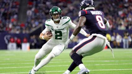 This Zach Wilson Improv Play Led Jets Over Texans [LOOK]