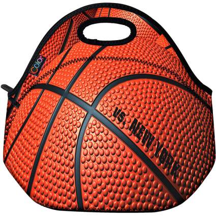 basketball lunch tote