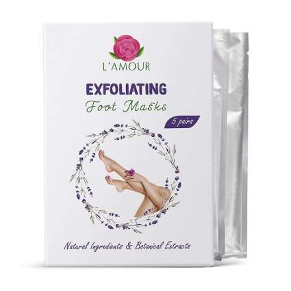 l'amour foot mask packets