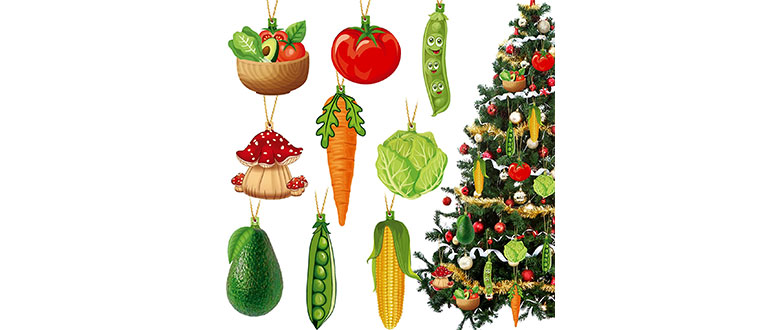 veggie ornaments