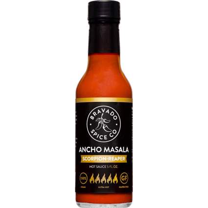 ancho masala scorpion reaper hot sauce