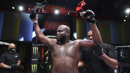 Derrick Lewis Throws His Cup Into Audience After KO Win [WATCH]