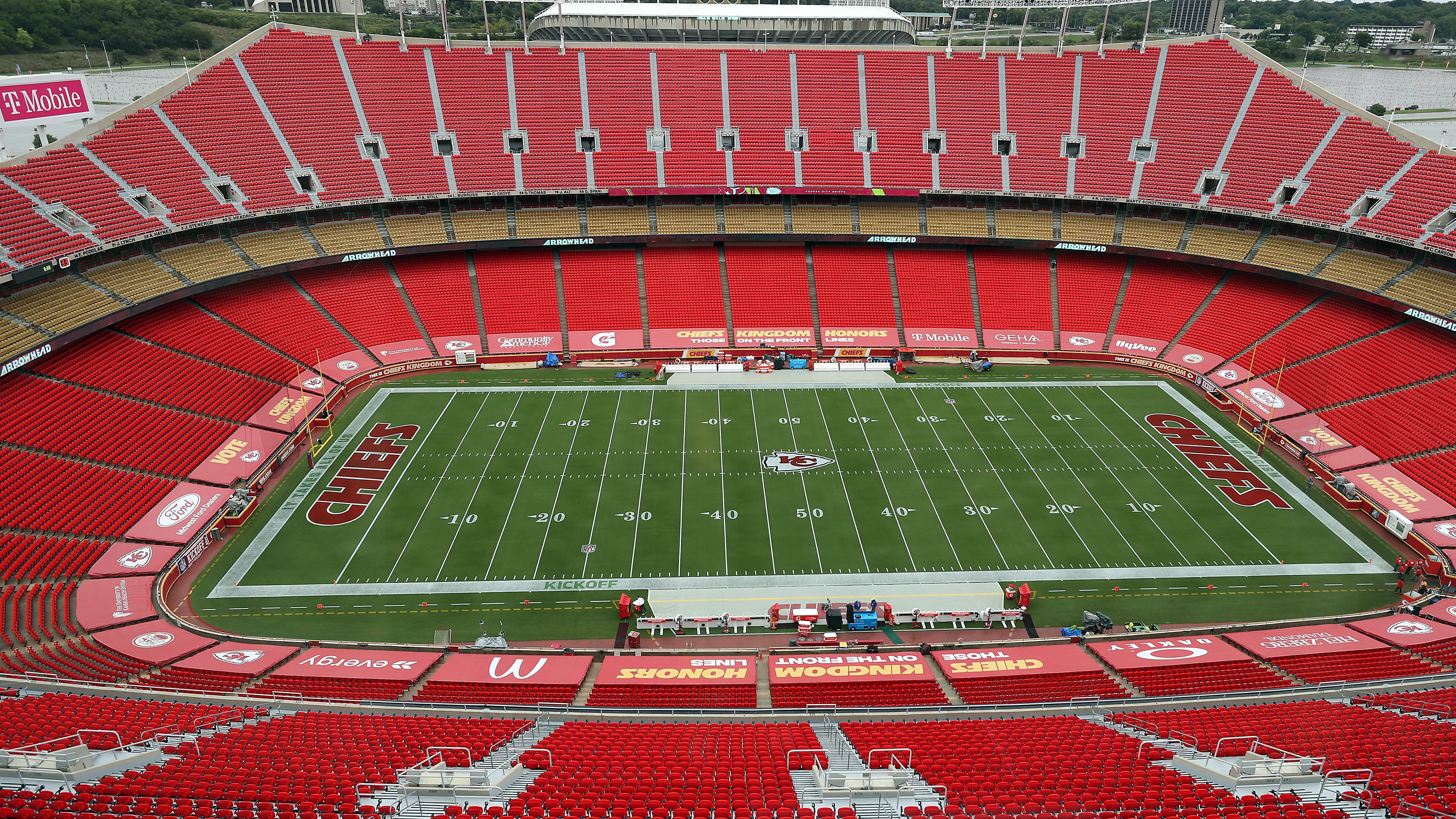 Arrowhead Stadium, home of the Kansas City Chiefs now holds world