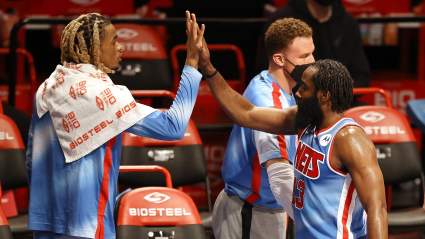 Return of Struggling Nets Big Man Could Finally Spark Harden’s Game
