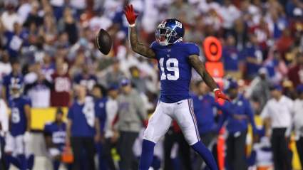 Giants Update Kenny Golladay’s Status After 1st-Half Injury