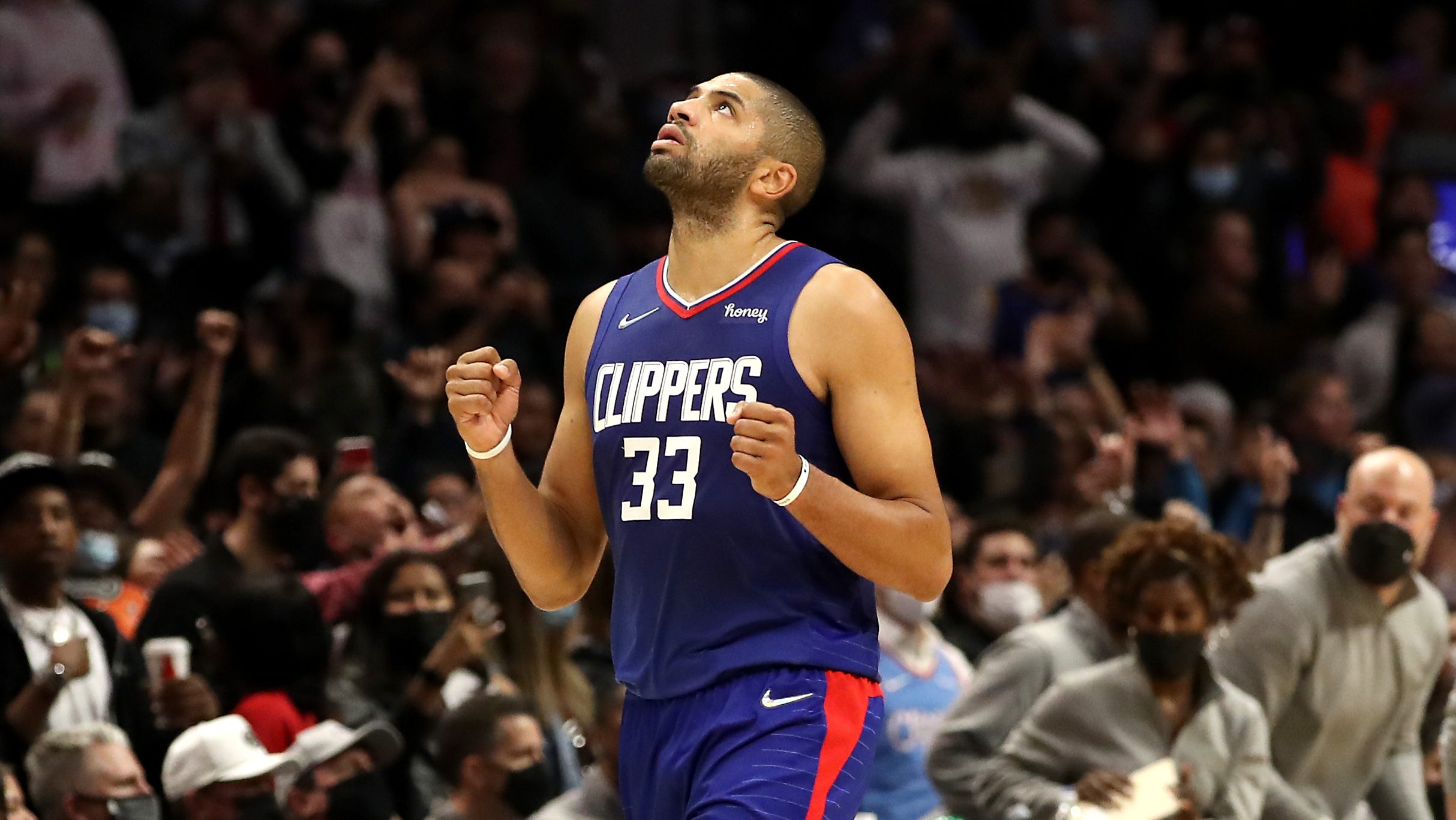Nicolas Batum of the LA Clippers shoots a three point basket during News  Photo - Getty Images