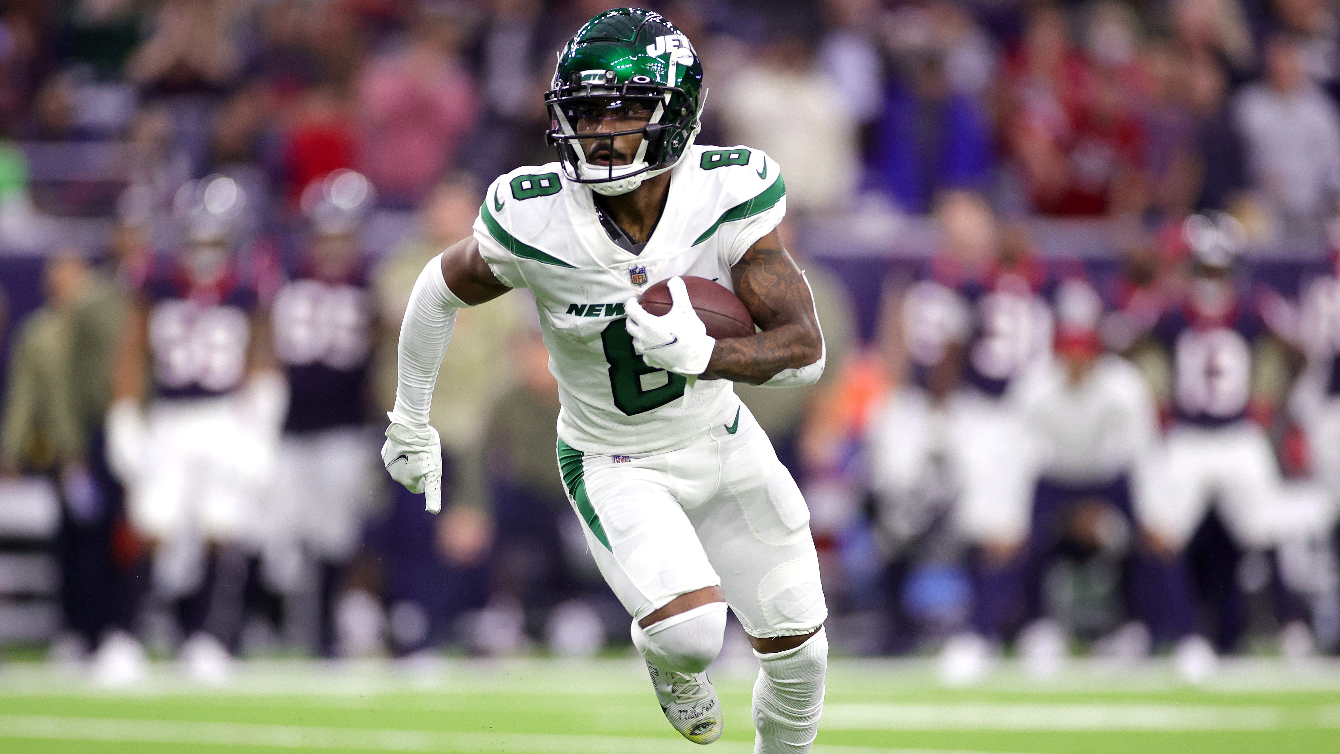 How high is New York Jets WR Elijah Moore's ceiling?