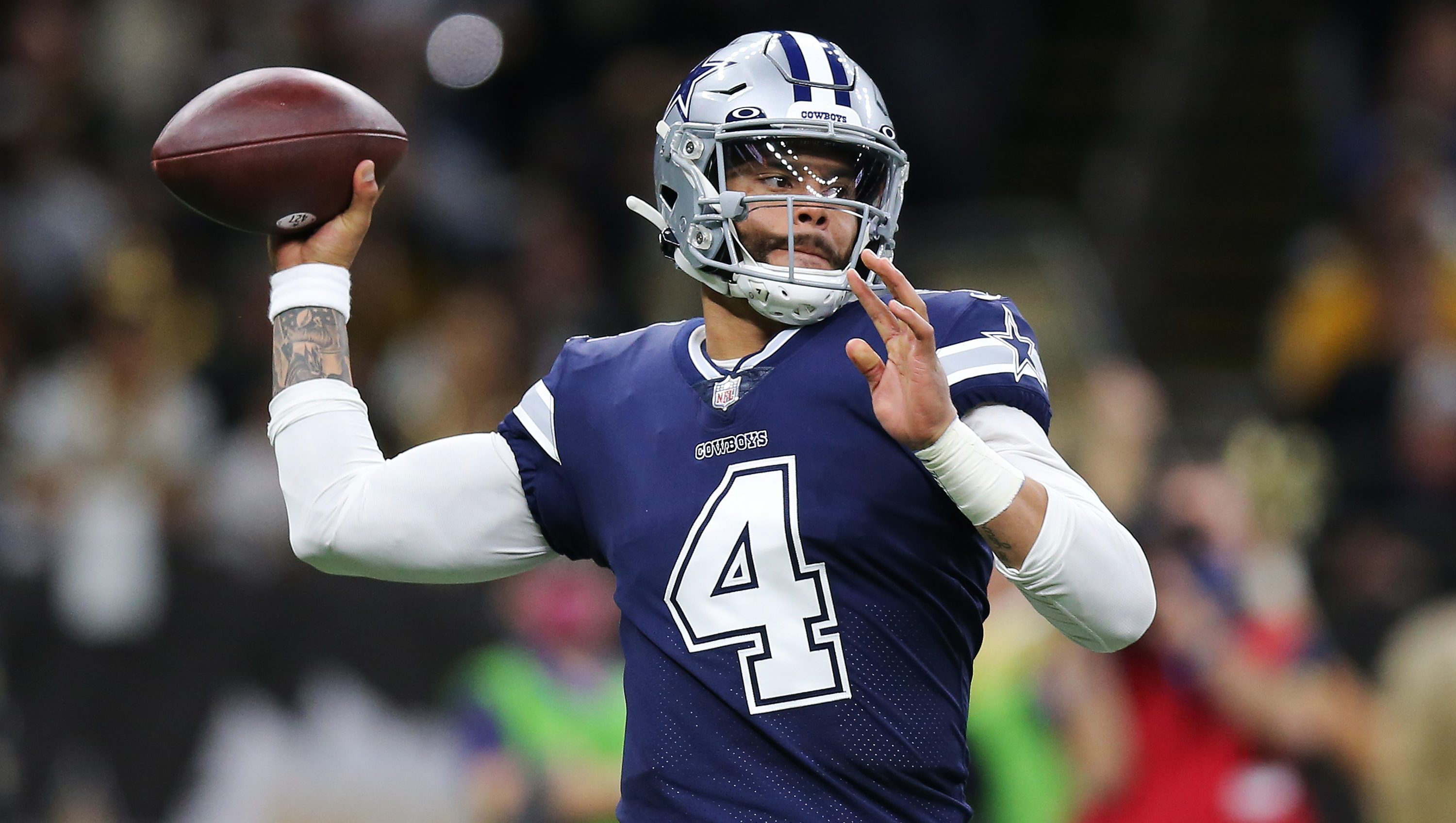 Cowboys' Dak Prescott doesn't carry game status designation vs