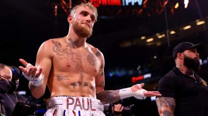 Jake Paul Kicks Pad for the First Time in Training [WATCH]
