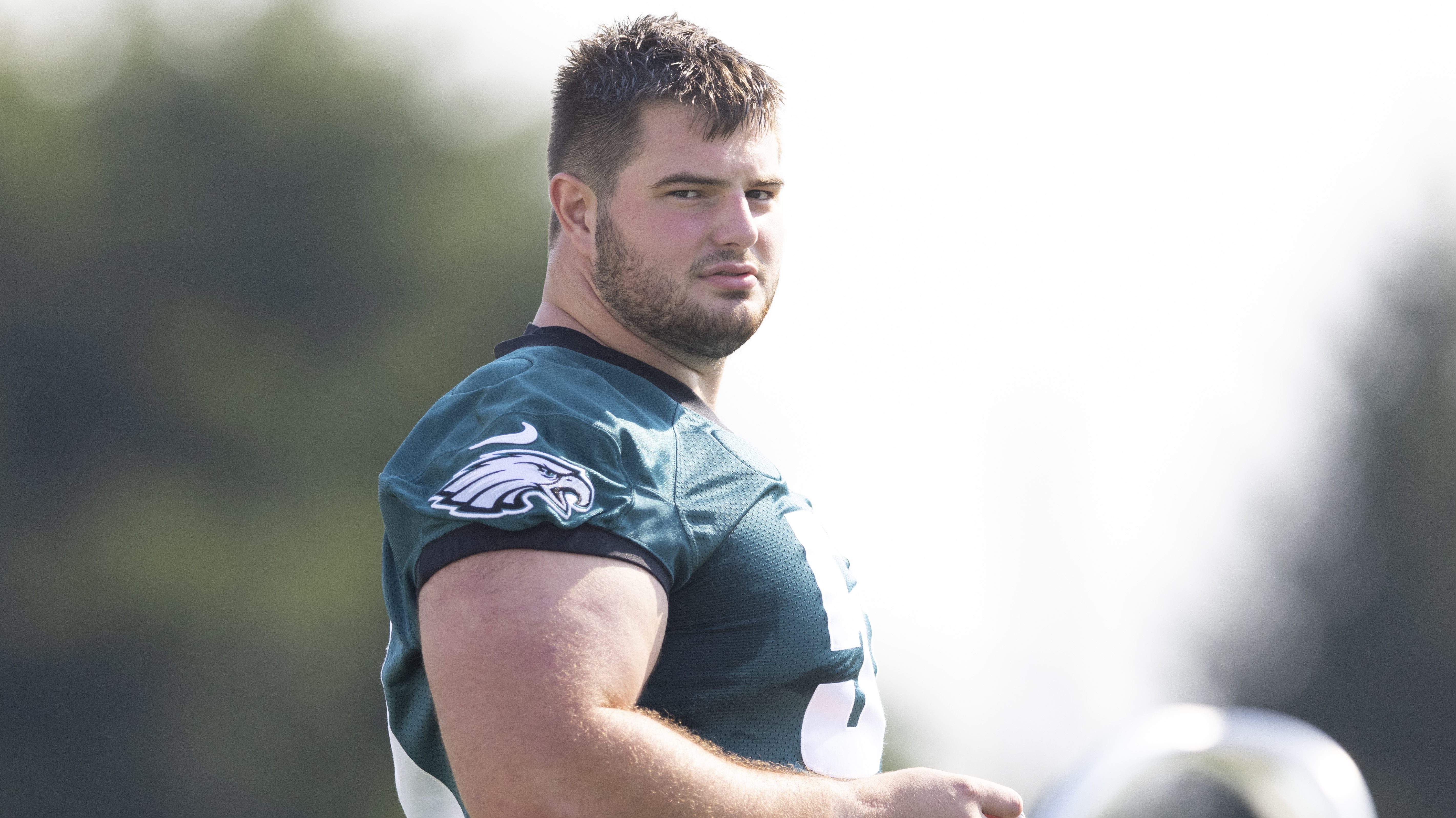 Philadelphia Eagles like Landon Dickerson where he is 