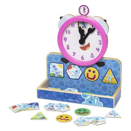 Melissa & Doug Blue's Clues & You! Wooden Tickety Tock Magnetic Clock - 37% Off