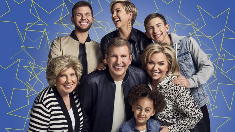 Pictured: (l-r) Faye Chrisley, Chase Chrisley, Todd Chrisley, Savannah Chrisley, Chloe Chrisley, Julie Chrisley, Grayson Chrisley