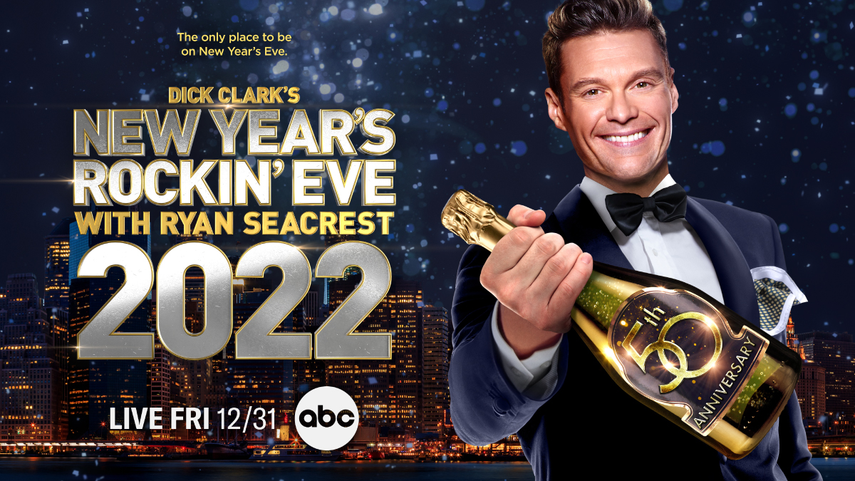 what channel is ryan seacrest new year's eve show on