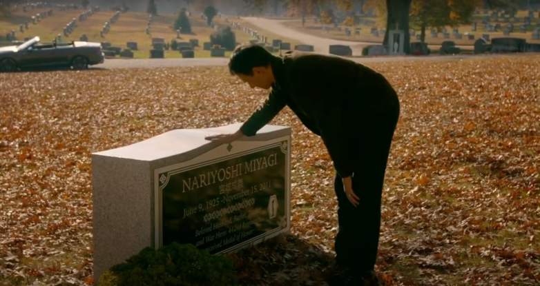 Daniel LaRusso visits Mr. Miyagi's grave in "Cobra Kai"