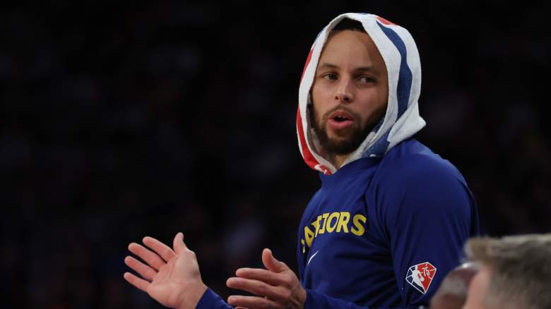 Stephen Curry Warriors-Knicks MSG