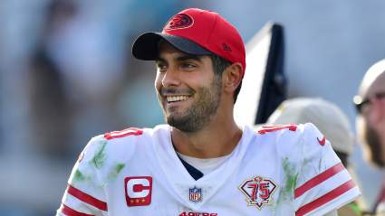 Jimmy Garoppolo Gives 49ers O-Line Exorbitant Christmas Gifts [LOOK]