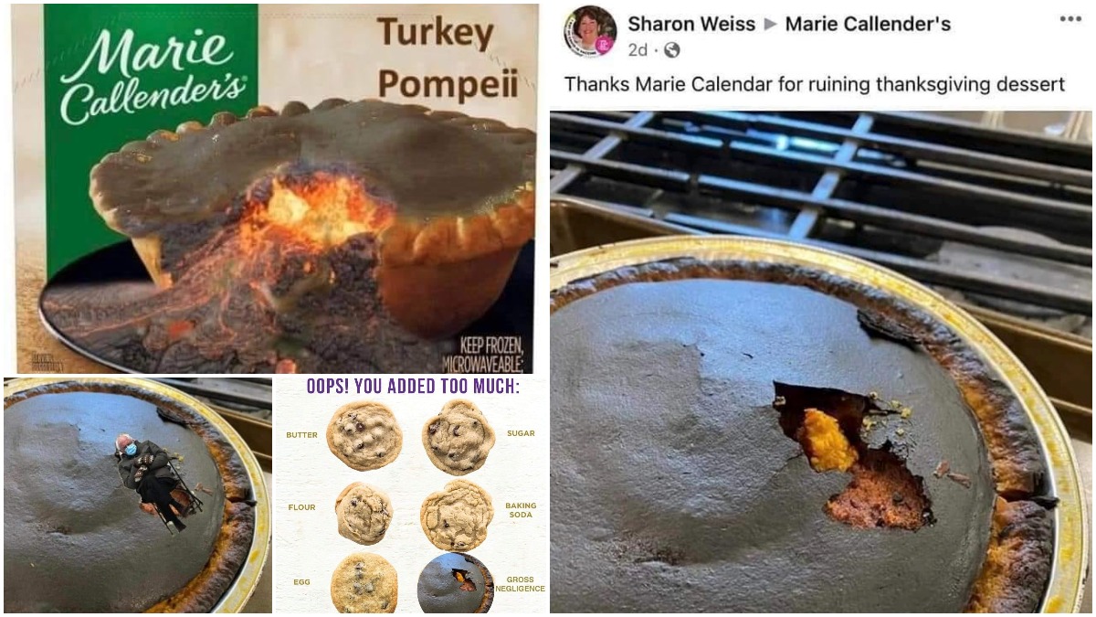 Best Sharon Weiss Marie Callender's Burned Pie Memes