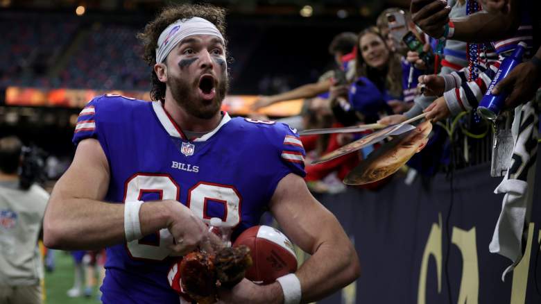 Buffalo Bills blue and red zebra pants