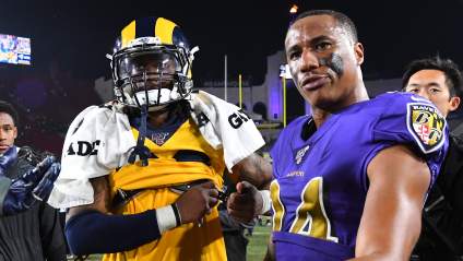 Injured Marcus Peters Still Bringing ‘Serious Energy’ to Ravens Defense